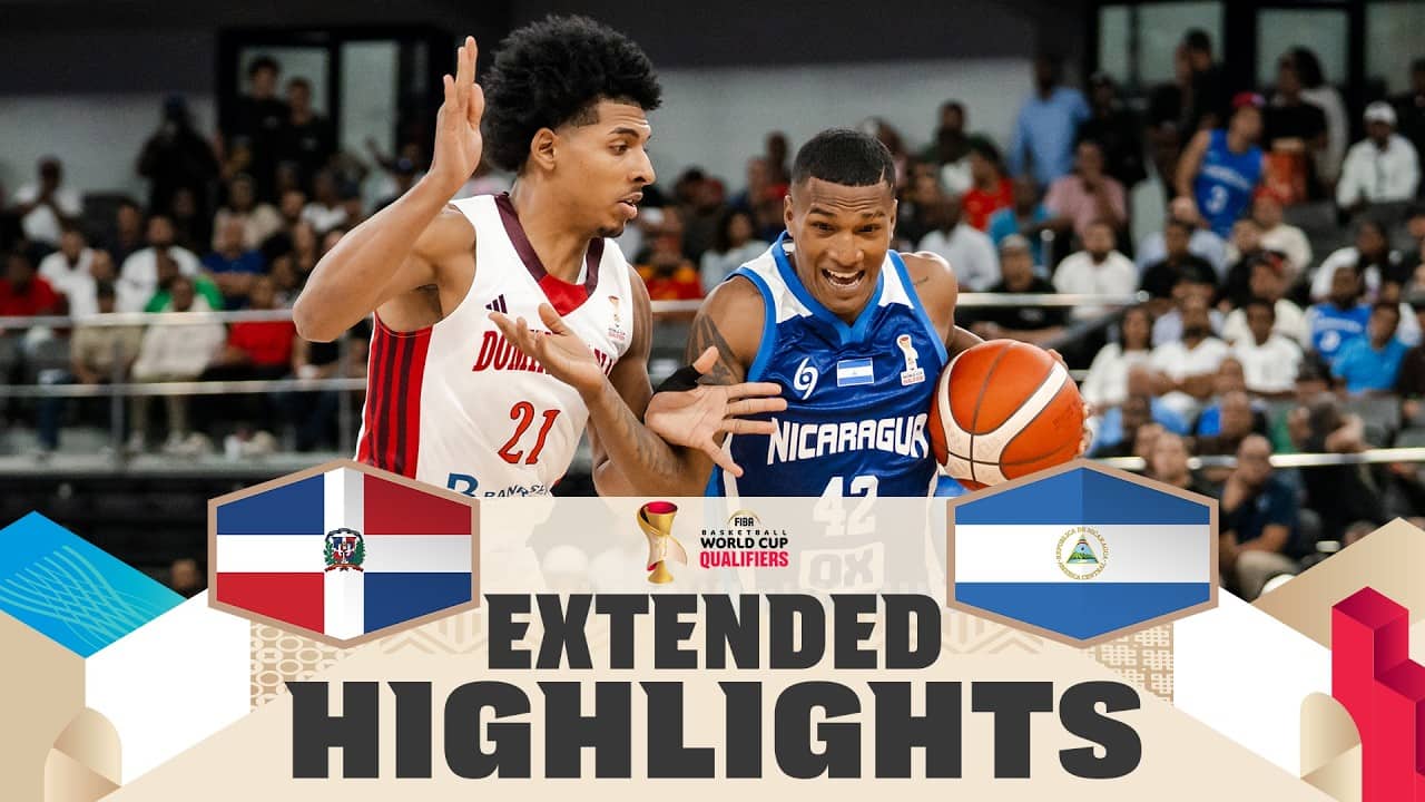 DOMc 🇩🇴 v NCA 🇳🇮 | Extended Highlights | FIBA Basketball World Cup 2027 Americas Qualifiers