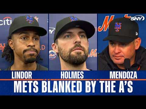 Carlos Mendoza, Clay Holmes & Francisco Lindor talk bad Mets offense, Holmes' injury, Lindor gaffe