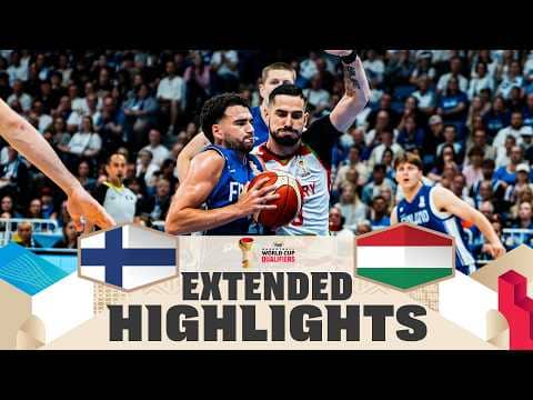 Finland 🇫🇮 v Hungary 🇭🇺 | Extended Highlights | FIBA Basketball World Cup 2027 European Qualifiers