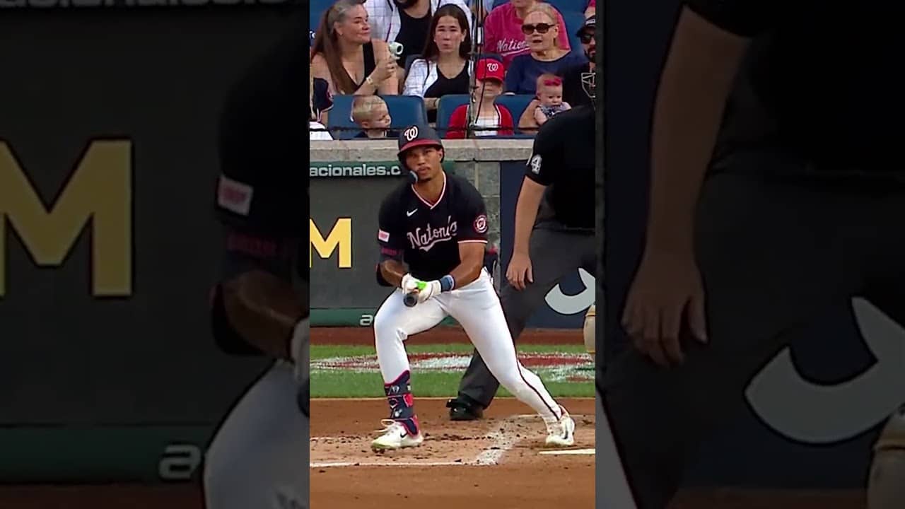 Daylen Lile Goes Deep Dead Center Field
