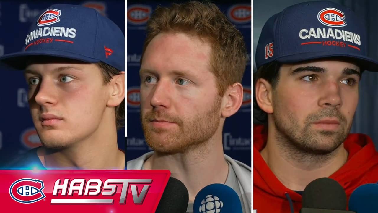 Canadiens address the media at practice | LIVE PRESS CONFERENCES
