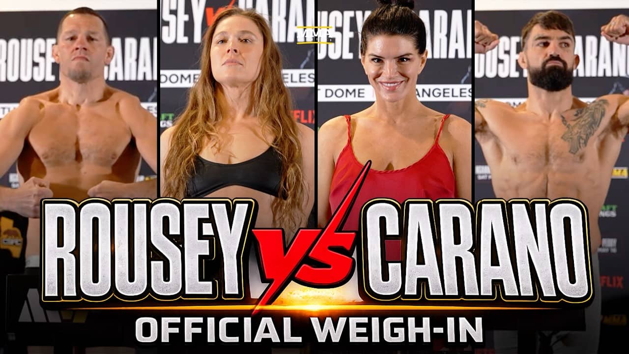 Ronda Ronda And Gina Carano Weigh In For MVP MMA On Netflix | MMA Fighting | Rousey vs Carano