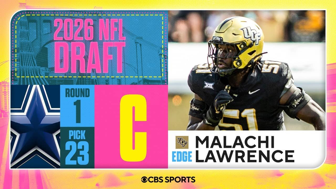 Cowboys select Malchi Lawrence No. 23 overall | 2026 NFL Draft Grades & Reaction