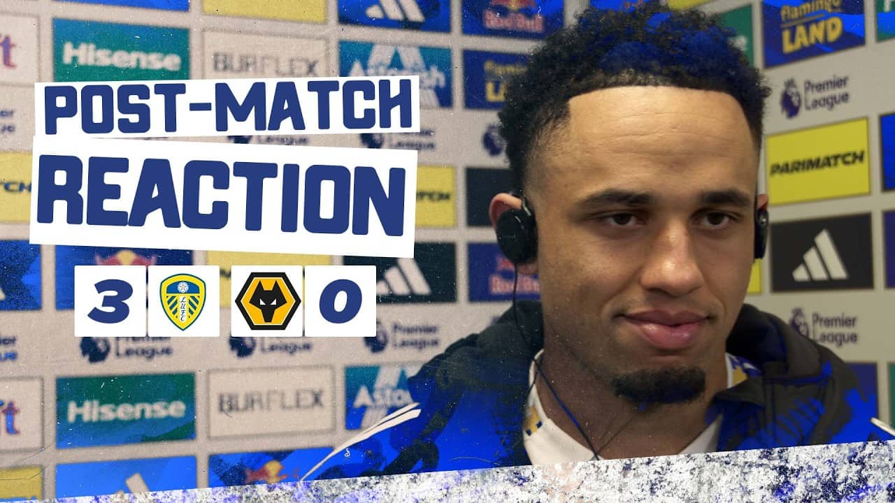 “Happy with my goal and the three points” | Noah Okafor | Leeds United 3-0 Wolves