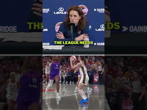 Indiana Fever head coach Stephanie White commented on the way Caitlin Clark is officiated #wnba