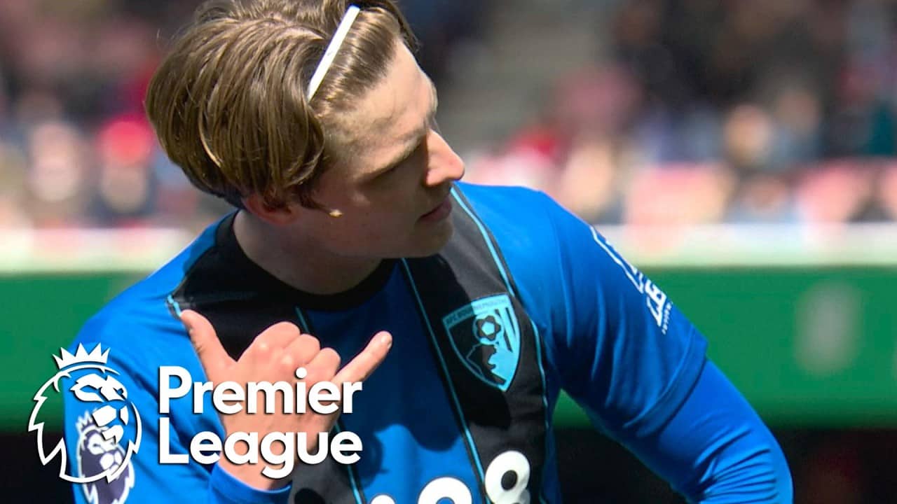 'OH MY!': Alex Scott fires Bournemouth 2-1 in front of Arsenal | Premier League | NBC Sports