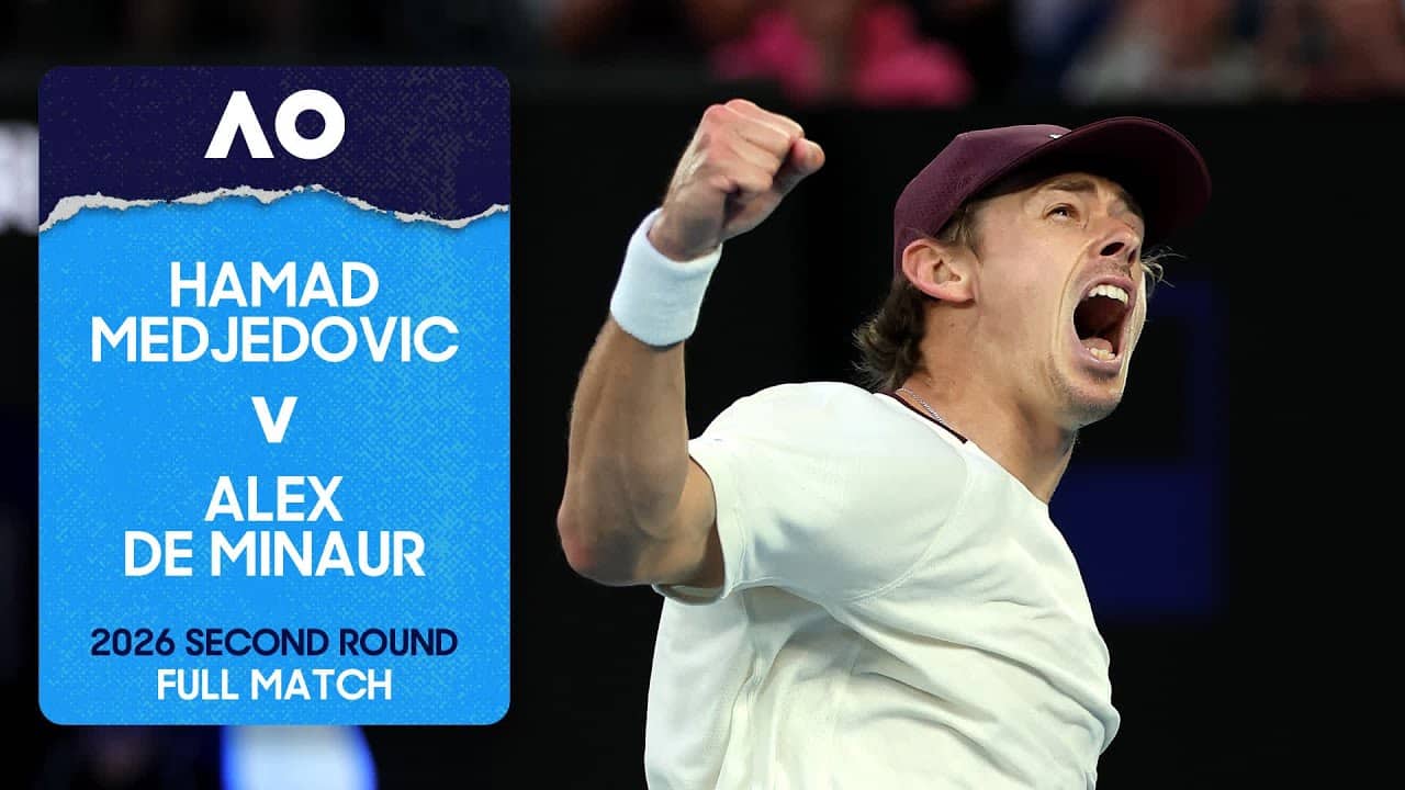 Hamad Medjedovic v Alex de Minaur Full Match | Australian Open 2026 Second Round