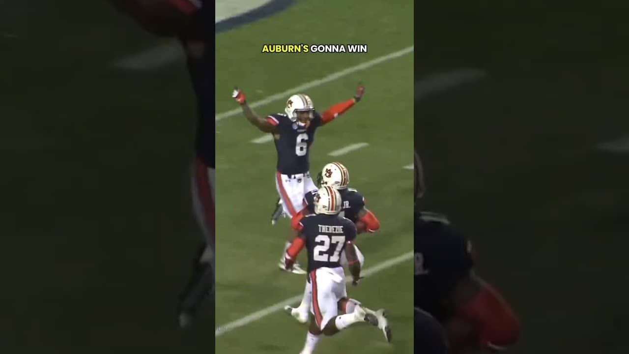 A moment Auburn fans will never forget 🦅😭