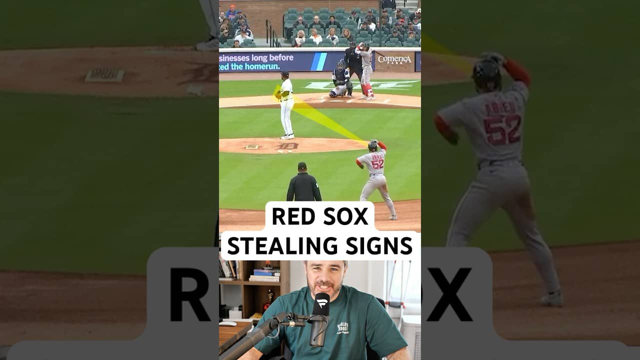 Framer Valdez was tipping his pitches against the Red Sox, a breakdown #baseball #detroit #redsox