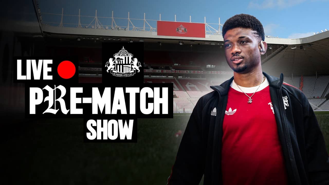 Sunderland v Man Utd | Team Arrivals & Pre-Match Show