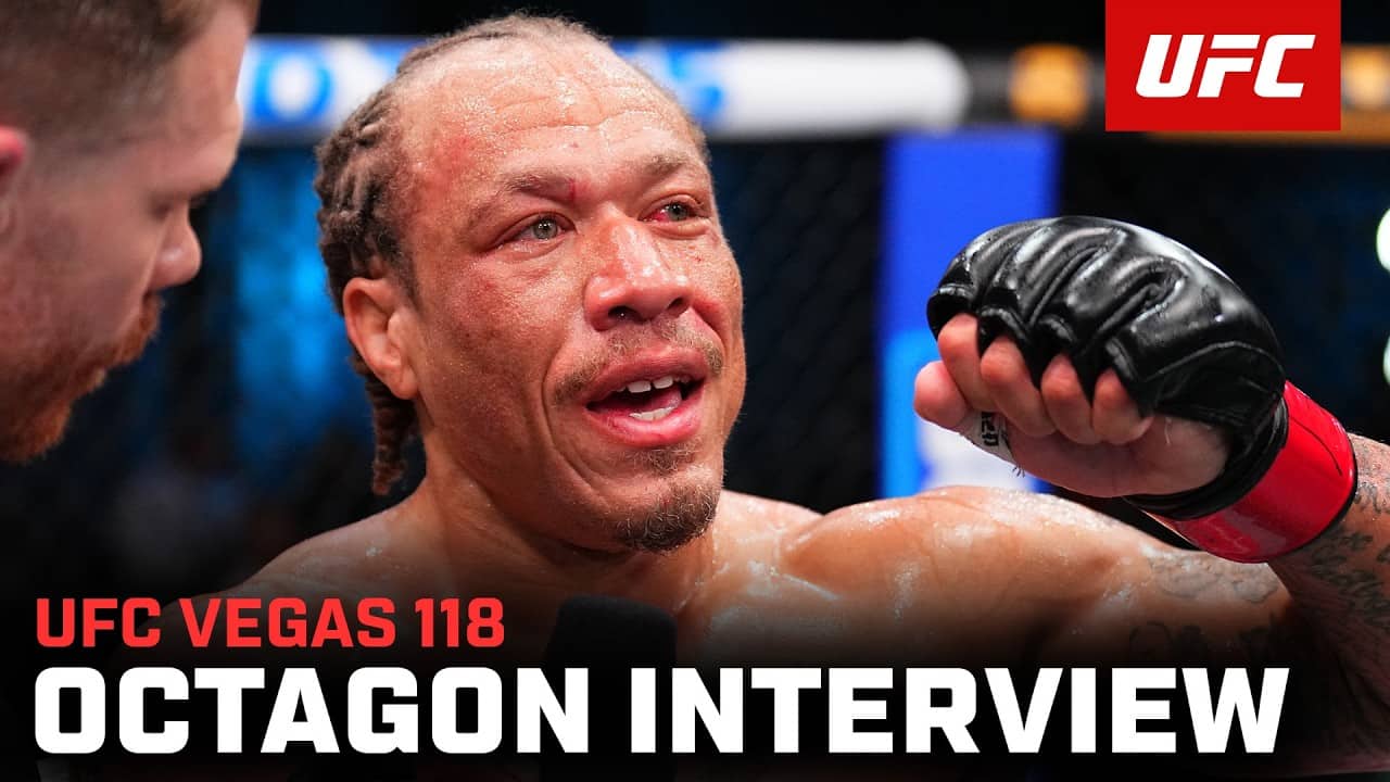 Marcus McGhee Octagon Interview | UFC Vegas 118