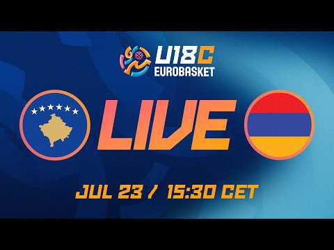LIVE - Kosovo v Armenia | FIBA U18 EuroBasket 2026 Division C | Group Phase