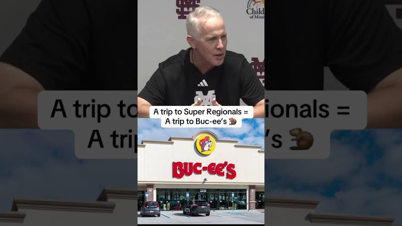 Mississippi State is finally getting their Buc-ee’s trip on the way in to Athens for Super Regionals