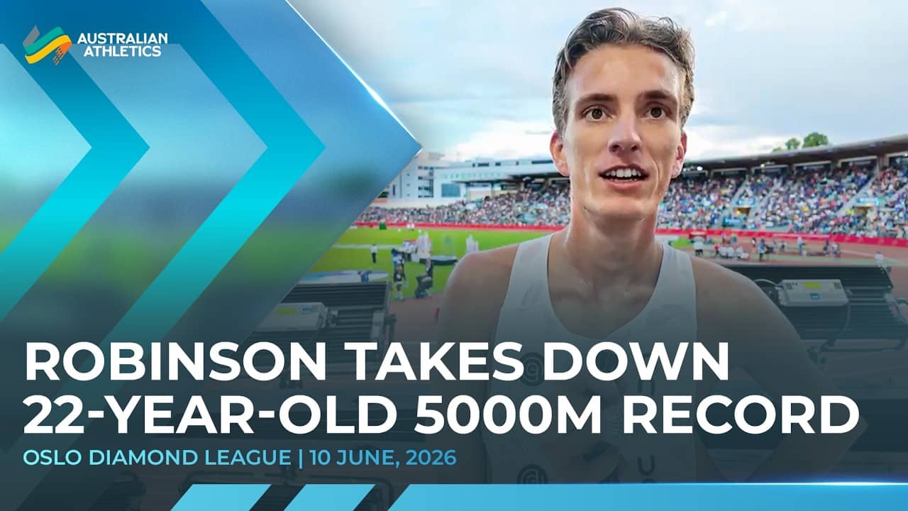 Ky Robinson takes down 22-year-old Australian 5000m record | 2026 Oslo Diamond League