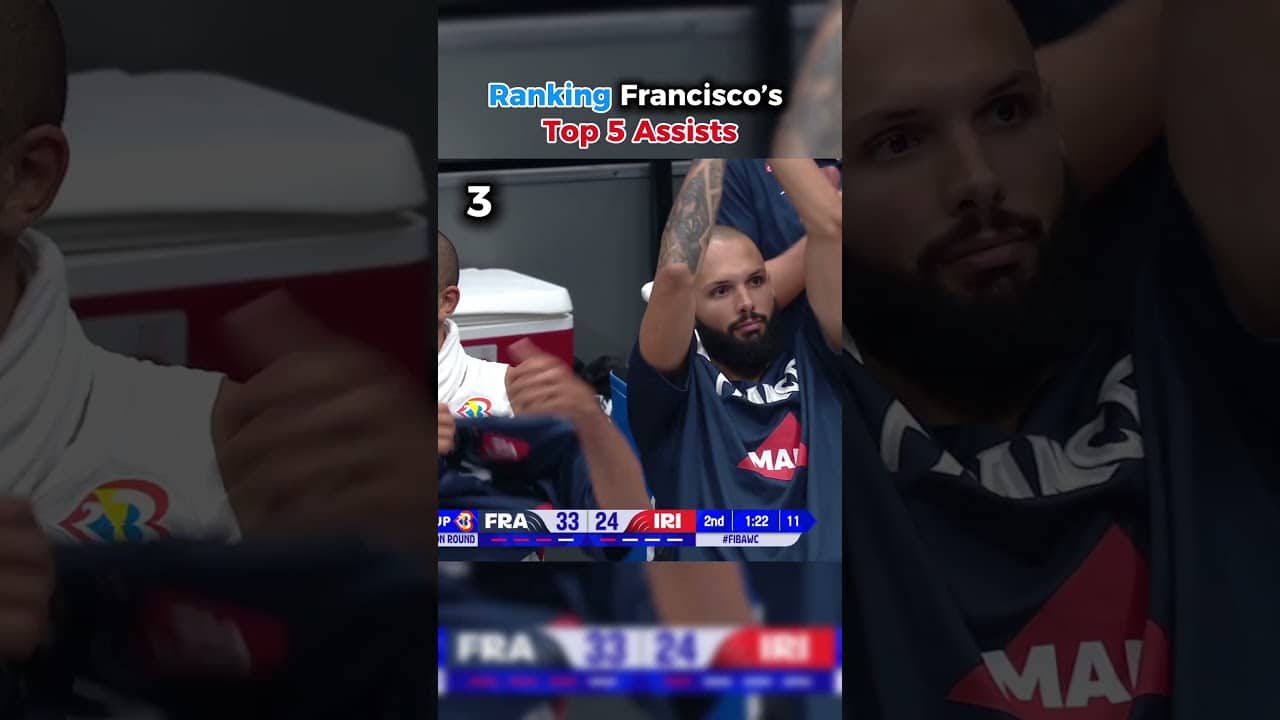 Sylvain Francisco’s assists are on another level 😮‍💨🇫🇷 #FIBAWC