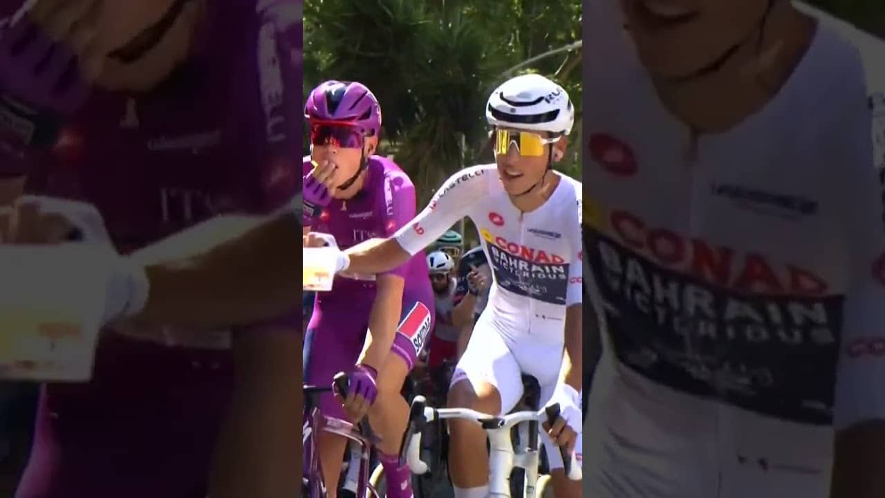 Jonas Vingegaard has earned those sweets this Giro 😅🍬