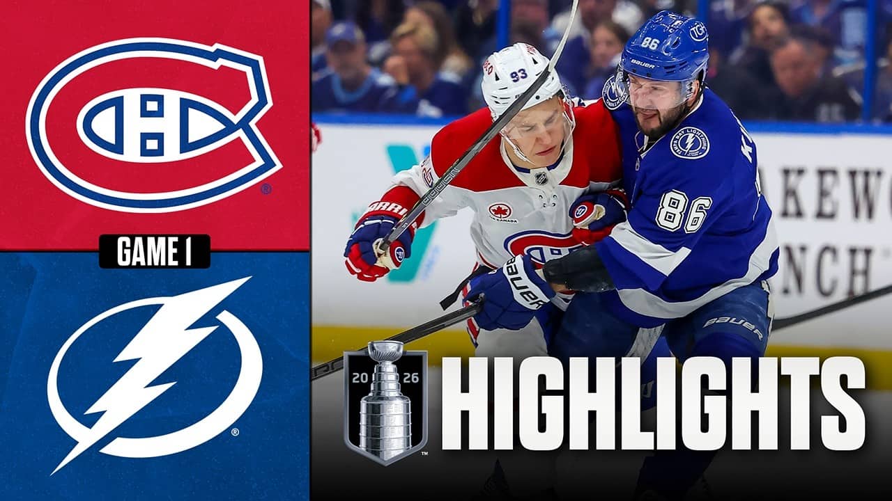NHL Playoff Highlights | Canadiens vs. Lightning | Round 1 Gm 1 | April 19, 2026