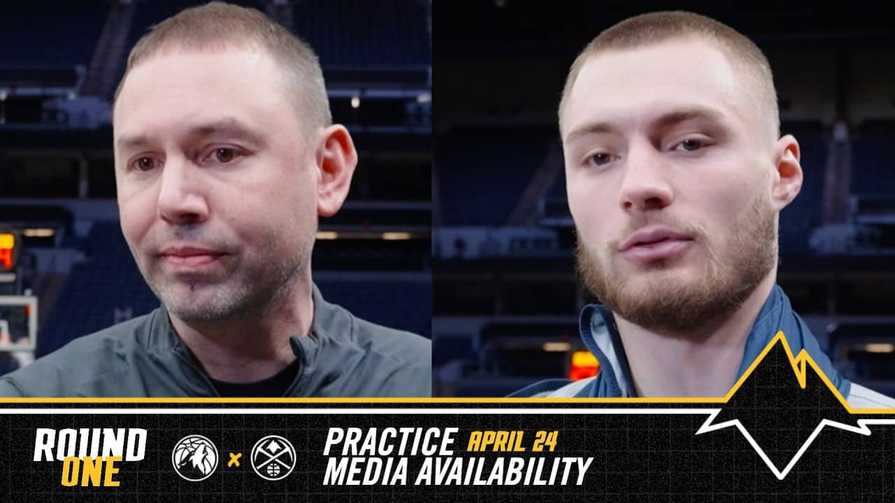 Denver Nuggets Practice Media The Day Before Round One Game Four Vs. MIN | 4/24/26 🎙