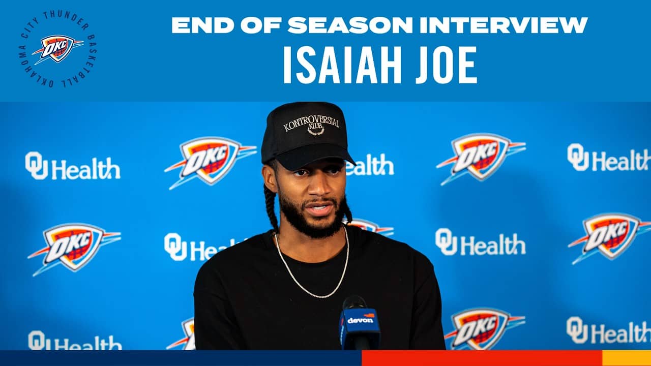 Isaiah Joe | 2025-26 End-of-Season Interviews | OKC Thunder
