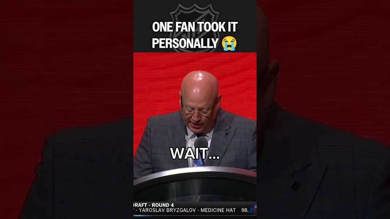 He BOOED with his whole chest 😂