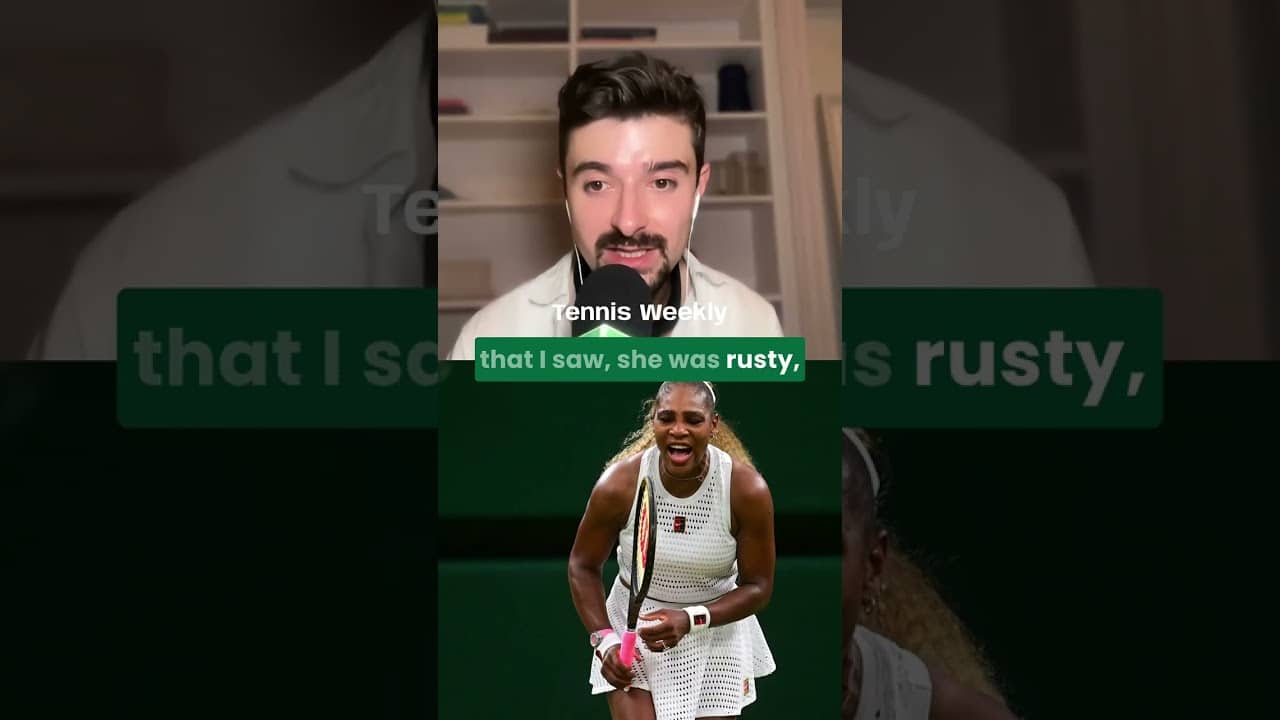Did Serena Williams really come back just to lose in Round 1 at Wimbledon? #serenawilliams #tennis