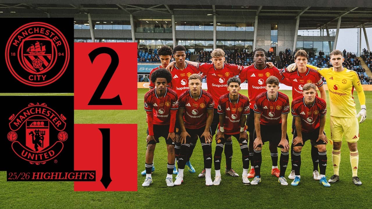 A Narrow Defeat | Man City v Man Utd | FA Youth Cup Final | Highlights