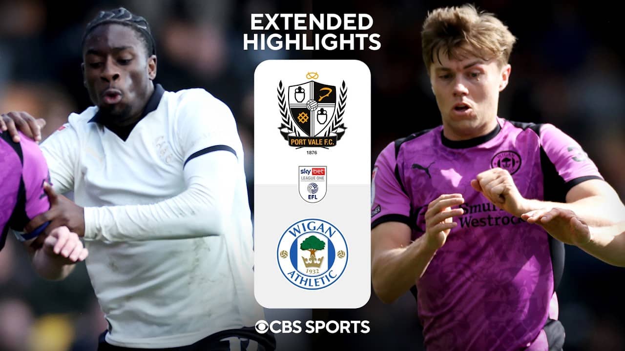 Port Vale vs. Wigan Athletic: Extended Highlights | EFL League One | CBS Sports Golazo