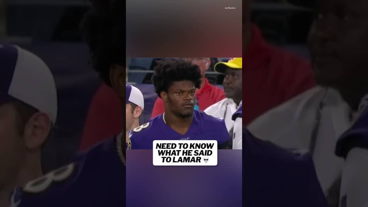 Must have said something absolutely diabolical #nfl #ravens