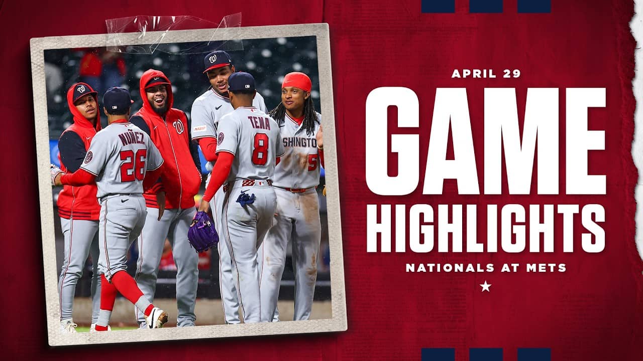 Nationals vs. Mets Game Highlights (4/29/26) | MLB Highlights