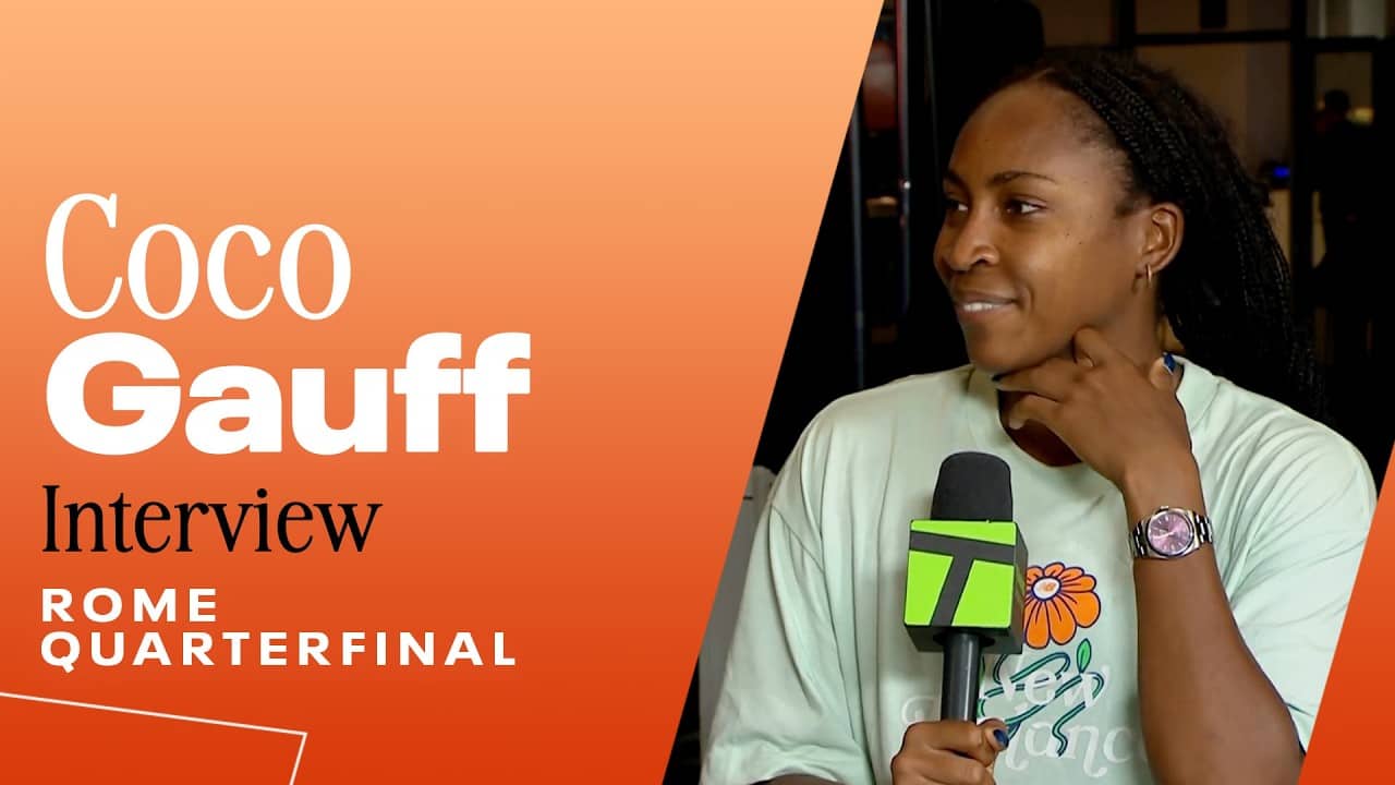Coco Gauff Reacts to Thrilling Win Over Andreeva to Reach Semis | 2026 Rome