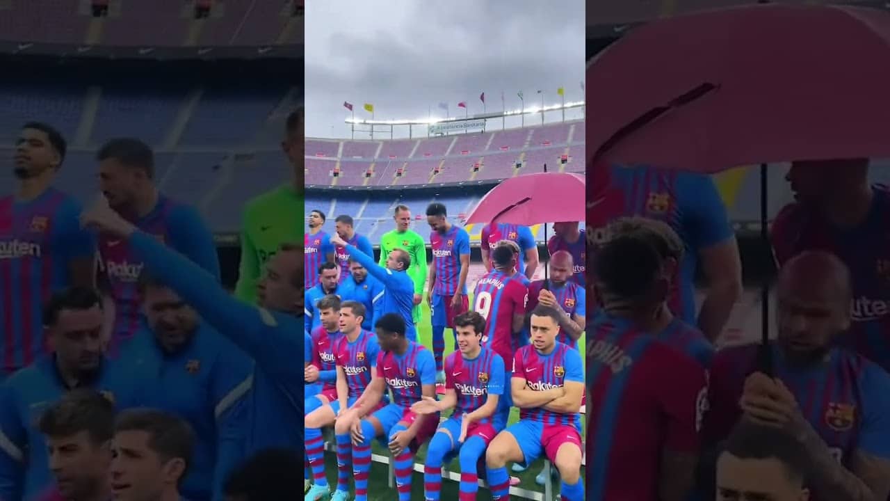 Barcelona in 2021 was unrecognizable 😳 (🎥 via @fcbarcelona/TT)
