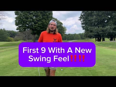 Quick 9 At Elizabethton golf course trying a new swing feel!