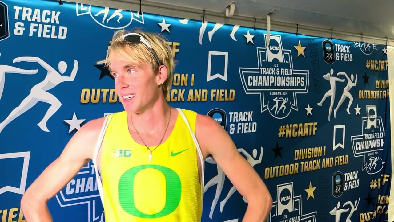 Oregon’s Simeon Birnbaum On Dream Moment Of Winning NCAA Championship 1500m Final For Home Crowd