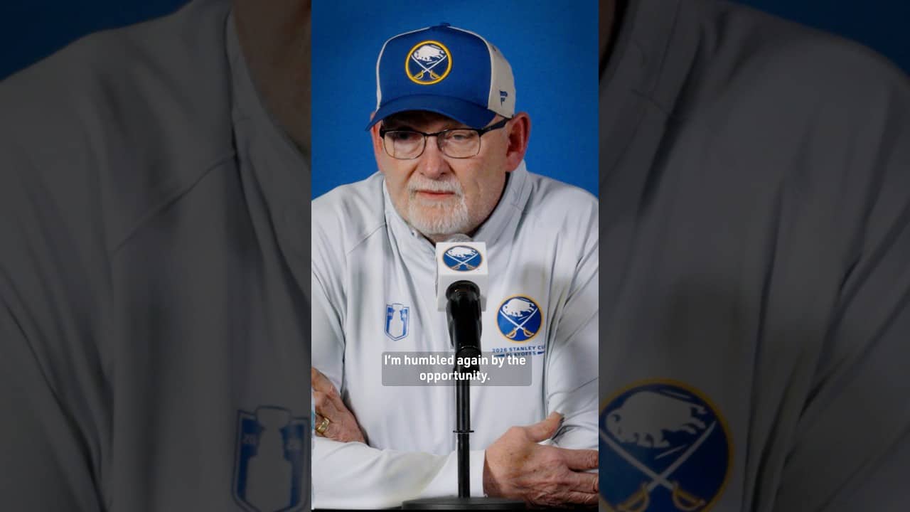 Everybody thank Lindy’s wife 🤝 #buffalosabres #hockey #nhl