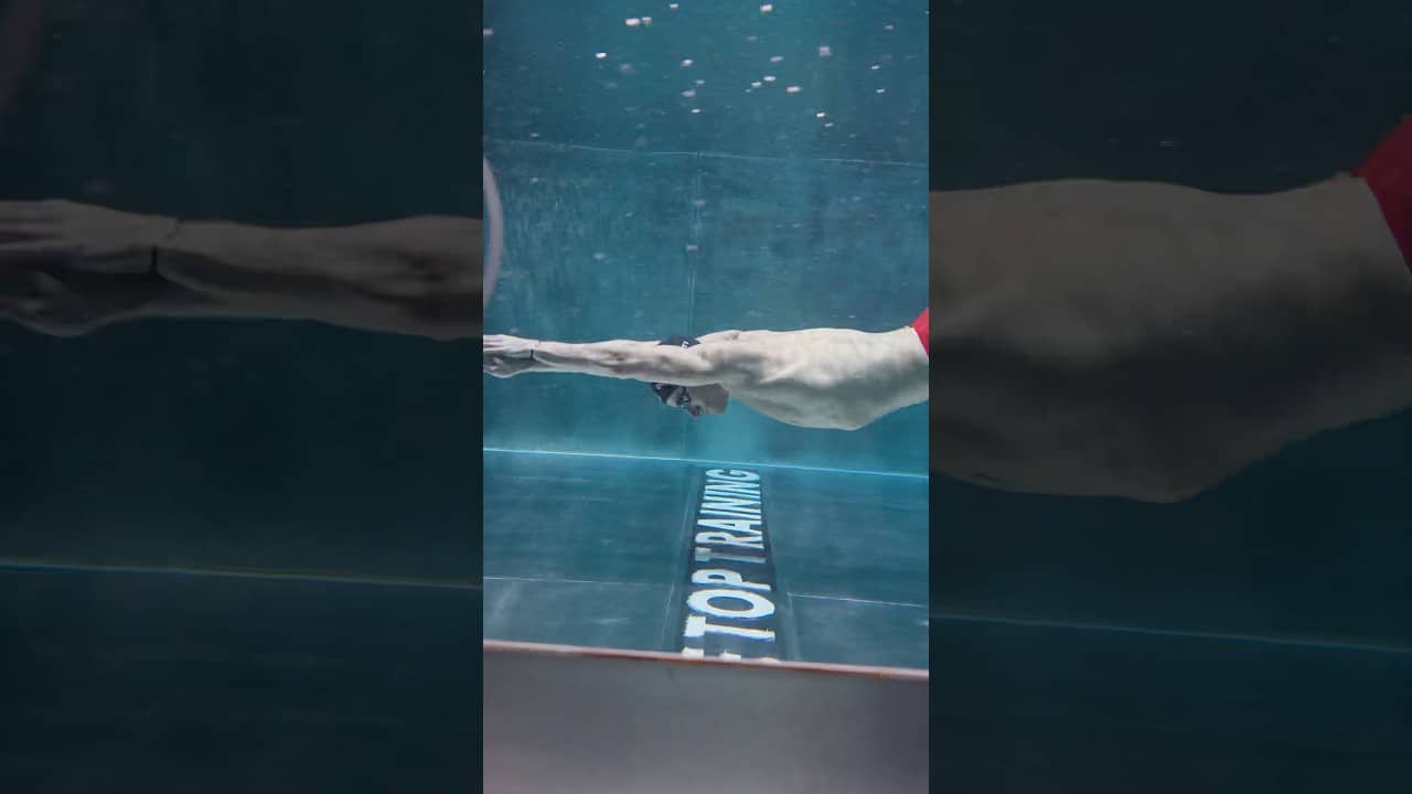 So satisfying to watch 👀 #swimming #training #resistance #endlesspool