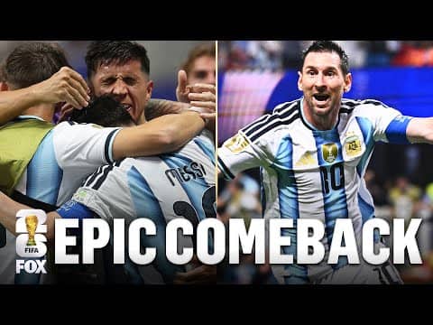 UNREAL COMEBACK 😱 Messi & Argentina Score THREE Second-Half Goals to Defeat Egypt