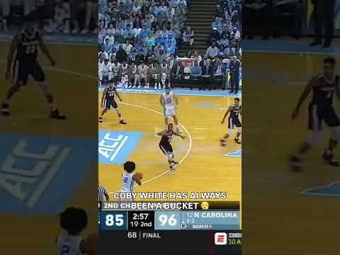 Coby white has been like that since his UNC days 🔥 #unctarheels #collegebasketball #nbaplahoffs