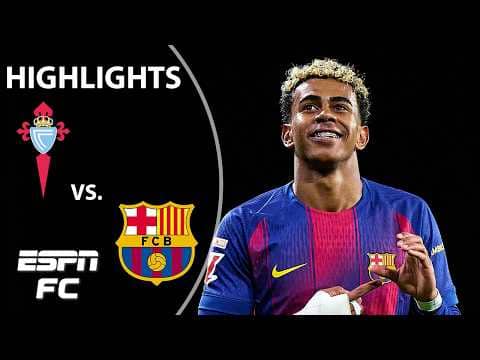 Lewandowski HAT TRICK 🎩 + Lamine Yamal GOAL 👀 Celta Vigo vs. Barcelona | LALIGA Highlights | ESPN FC