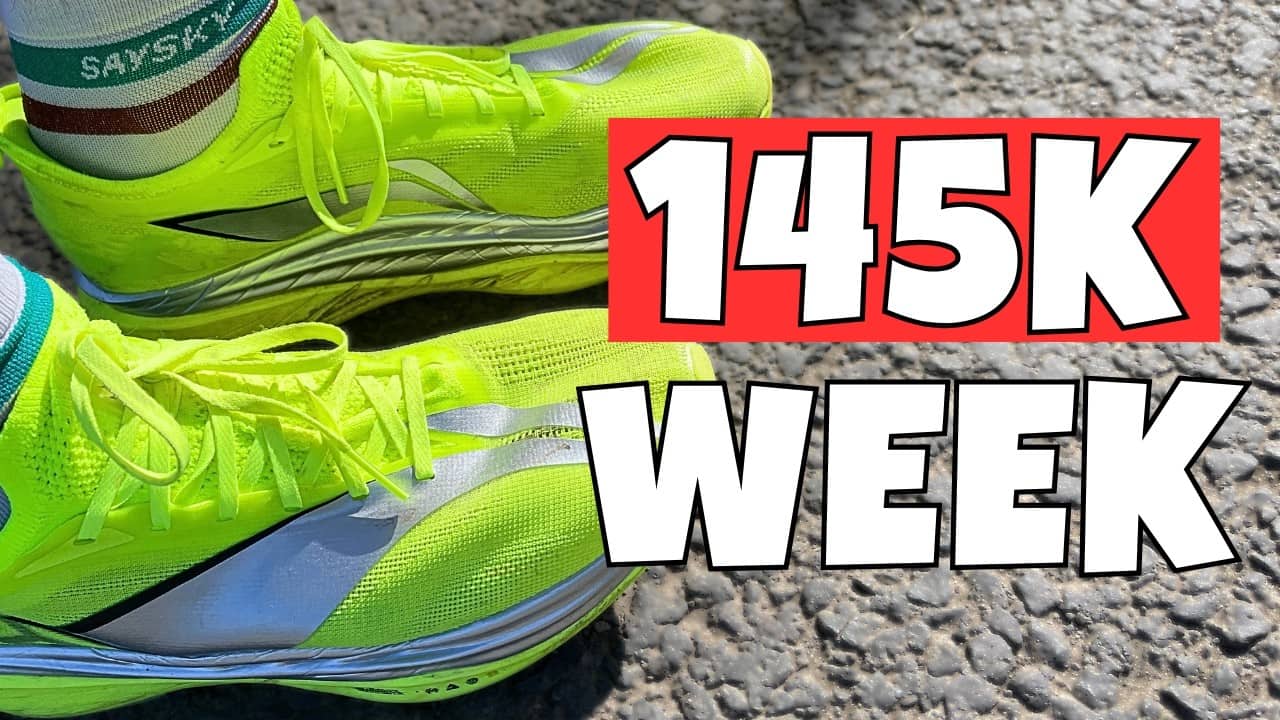 BIGGEST MILEAGE WEEK EVER! FAST 4 X 5K WORKOUT - Full Week Of London Marathon Training