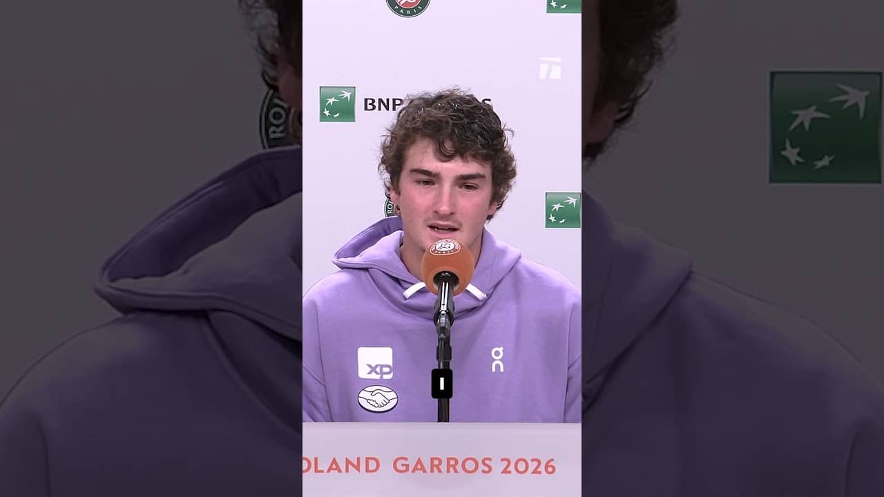 Well played, Joao 🫶 #rolandgarros #sports #tennisplayer #tennis #joaofonseca #brasil