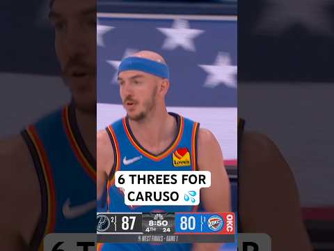 Alex Caruso came to play in Game 1 of the Western Conference Finals