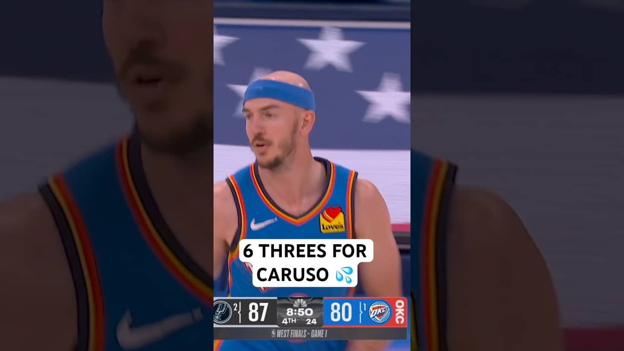 Alex Caruso came to play in Game 1 of the Western Conference Finals