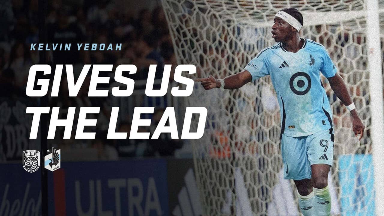 GOAL: Kelvin Yeboah Gives the Loons the Lead
