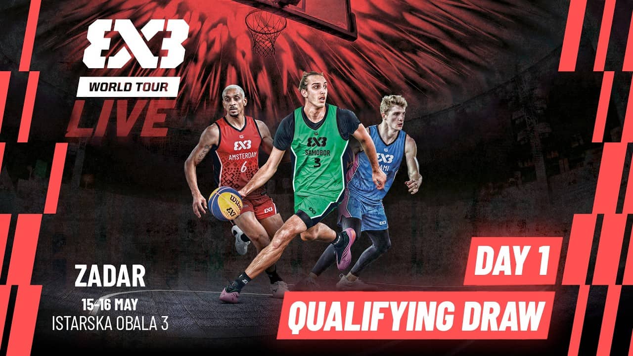 LIVE 🔴 FIBA #3x3worldtour Zadar 2026 | Qualifying Draw | #3x3Basketball