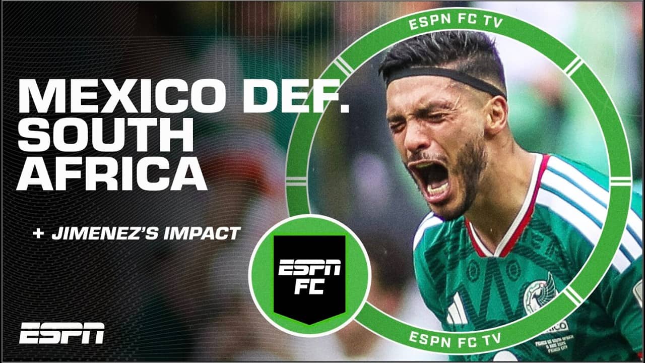 GROUP A FULL REACTION: Raul Jimenez’s emotional moment for Mexico | ESPN FC