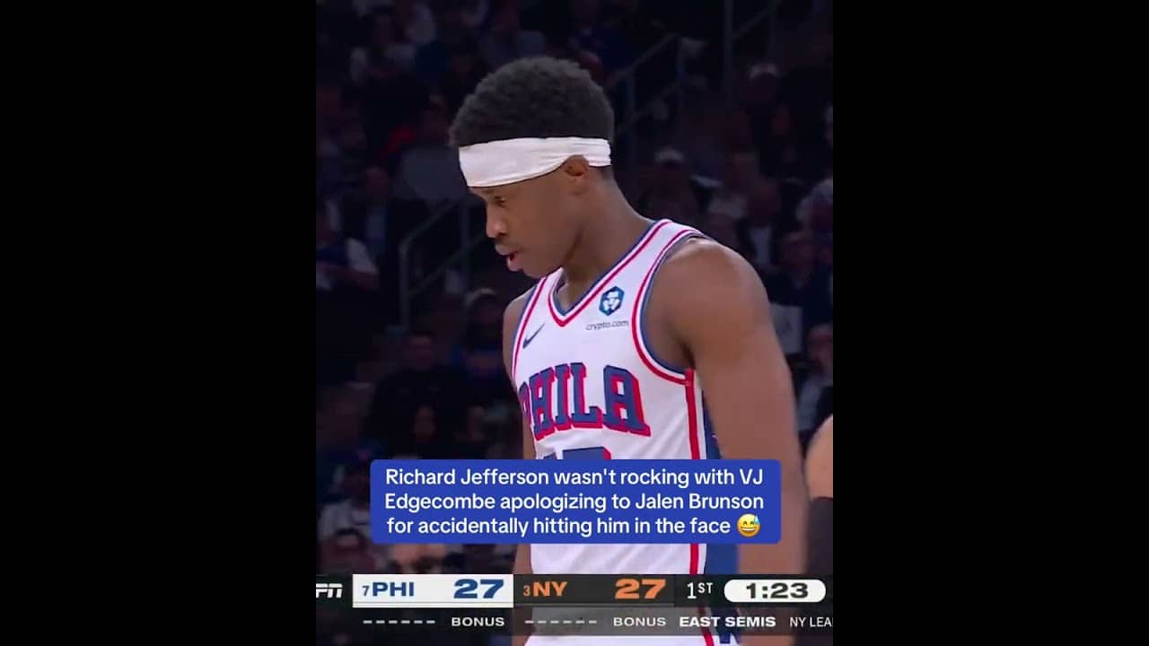 RJ didn't like the rook's show of sportsmanship in the playoffs 👀