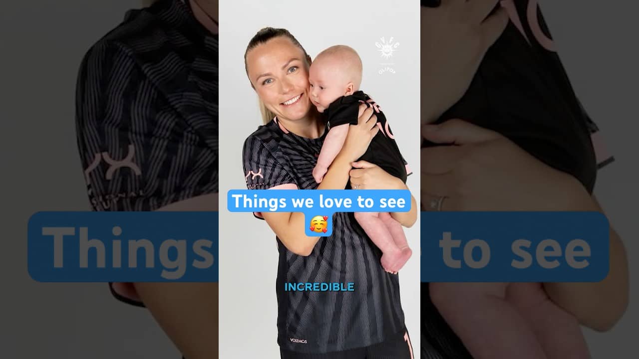 We loved following Claire Emslie's pregnancy journey + we're so happy seeing her back on the field