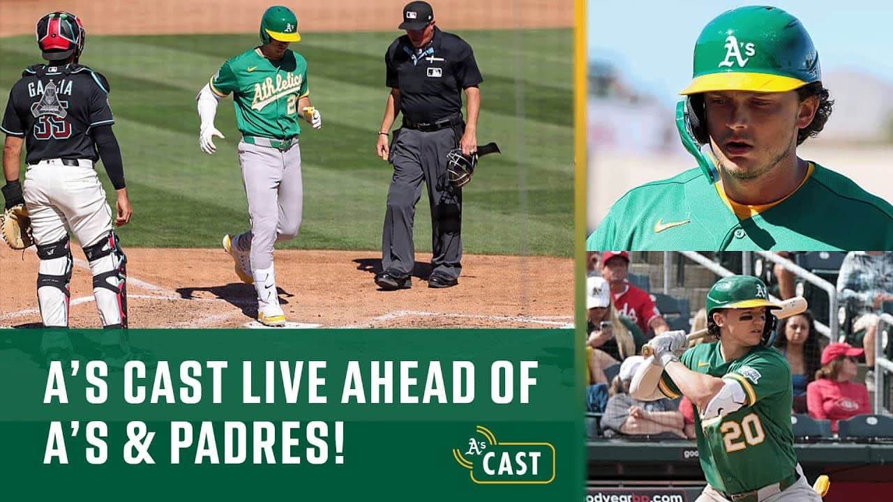 A's & Padres Preview A's Cast Live | Dallas Braden & Ken Korach  join Towny!
