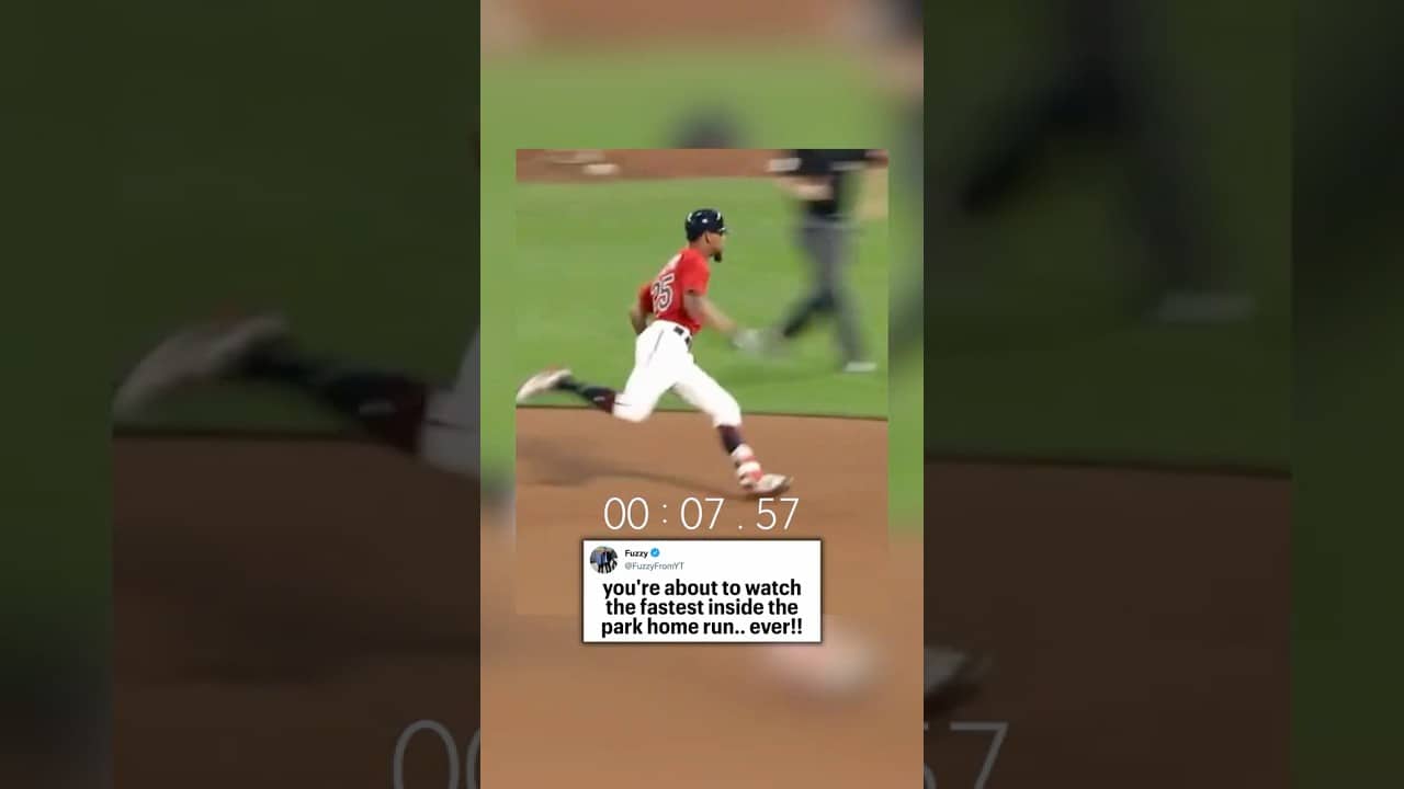 fastest home run ever..