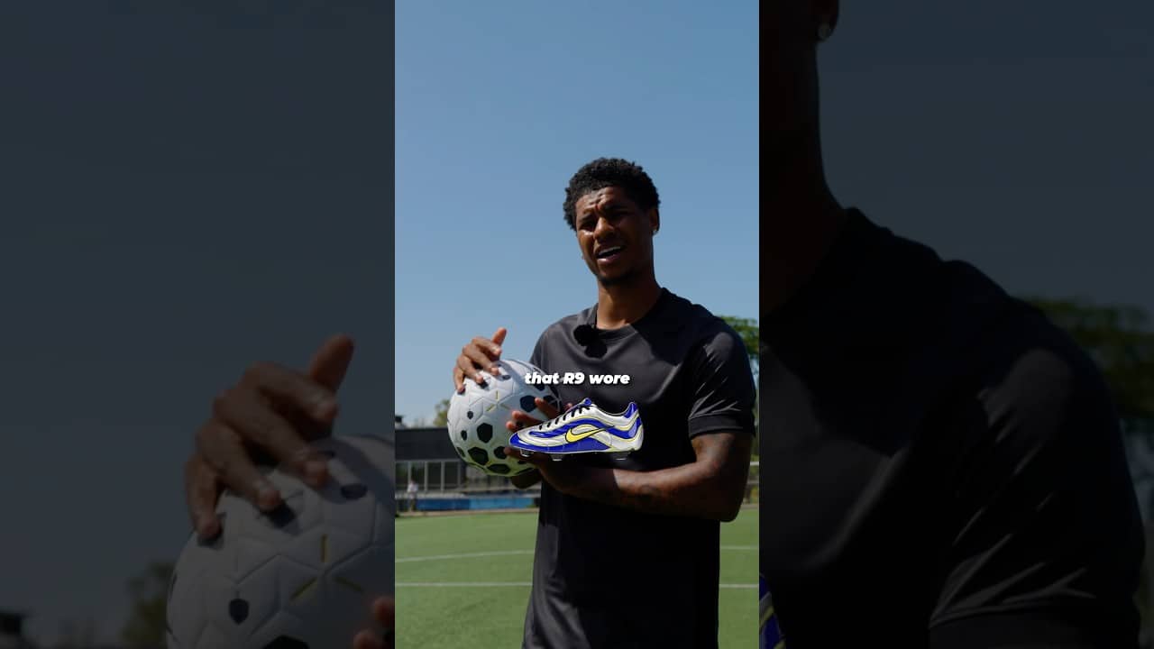 Rashford wearing RONALDO’S boots?! 🔥 #rashford #worldcup #nike #ronaldo #shorts